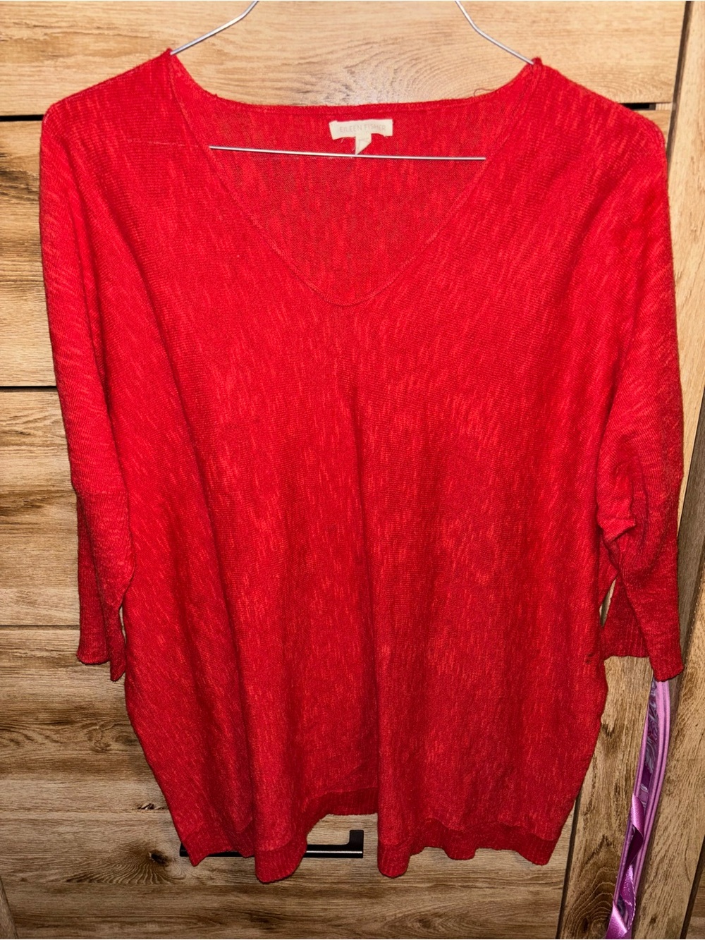 Eileen Fisher V-Neck Women's Top - Soft Lightweight Pullover